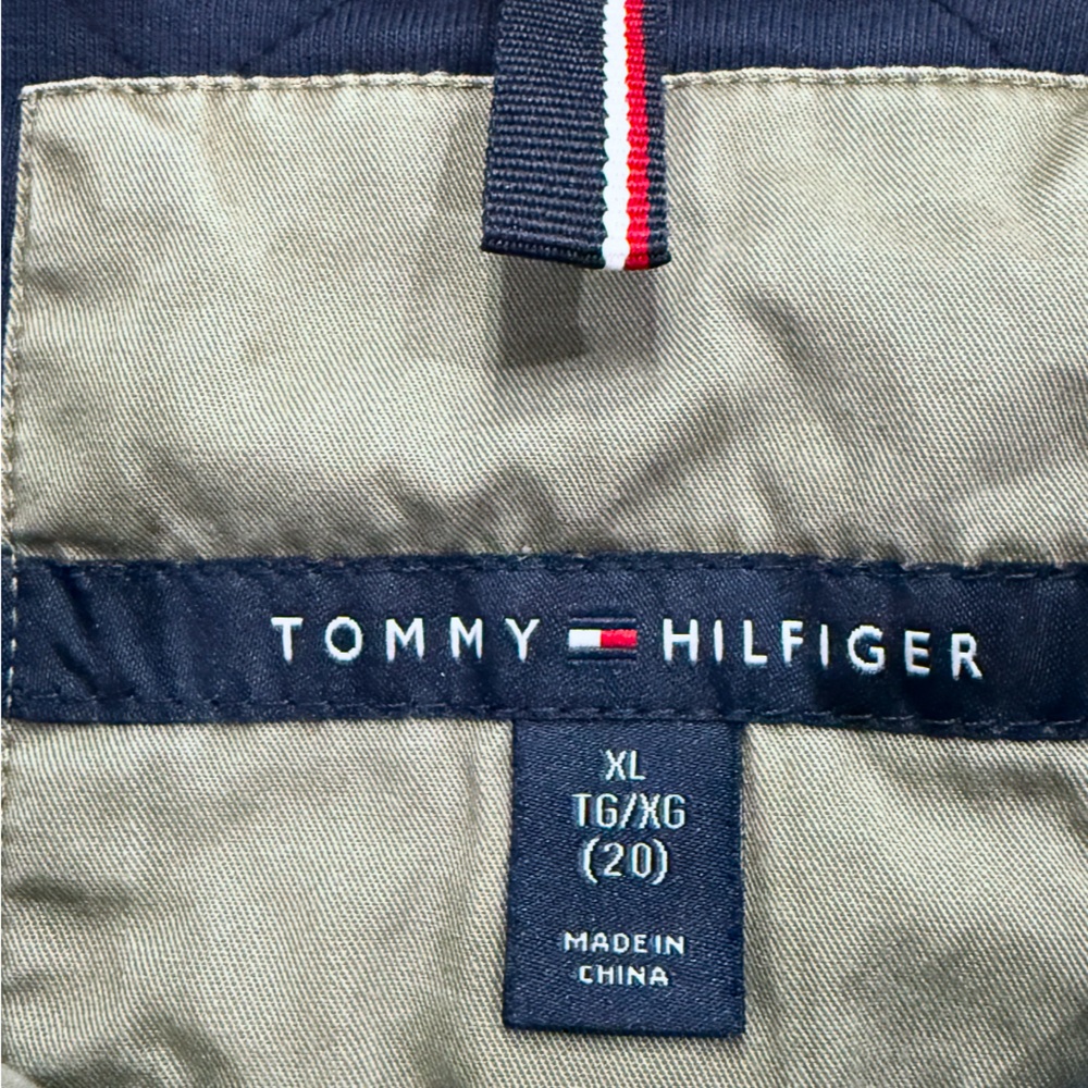 Tommy Hilfiger Olive Green Military Utility Jacket XL 20 Embroidered Patches - Picture 10 of 15